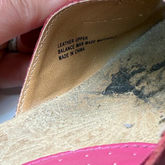 B.O.C. Born Concepts Lilibet Magenta Raspberry Pink Wedge Heel Sandals Size 8 - Picture 8 of 10
